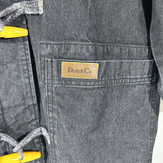 90's～00's denim&co "先染め" ダッフルタイプ デニム コート