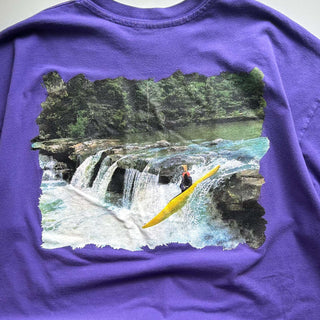 90's "made in USA" HANES 風景 両面プリント Tシャツ