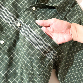 00's FADED GLORY チェック オープンカラー S/Sシャツ