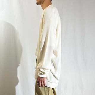 90's "made in USA" ParFour ホワイト ニット カーディガン