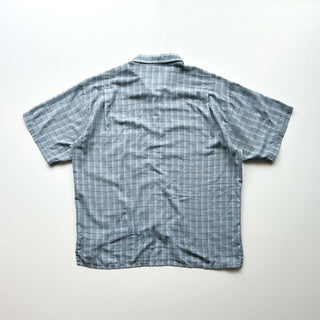 90's Patagonia シアサッカー チェック S/Sシャツ