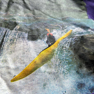 90's "made in USA" HANES 風景 両面プリント Tシャツ