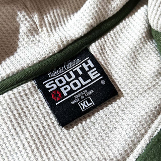 00's SOUTH POLE シニールワッペン フルジップ スウェット パーカ