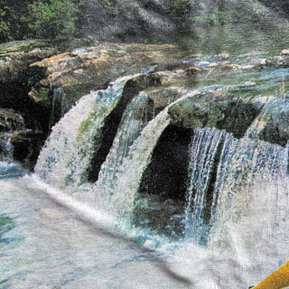 90's "made in USA" HANES 風景 両面プリント Tシャツ