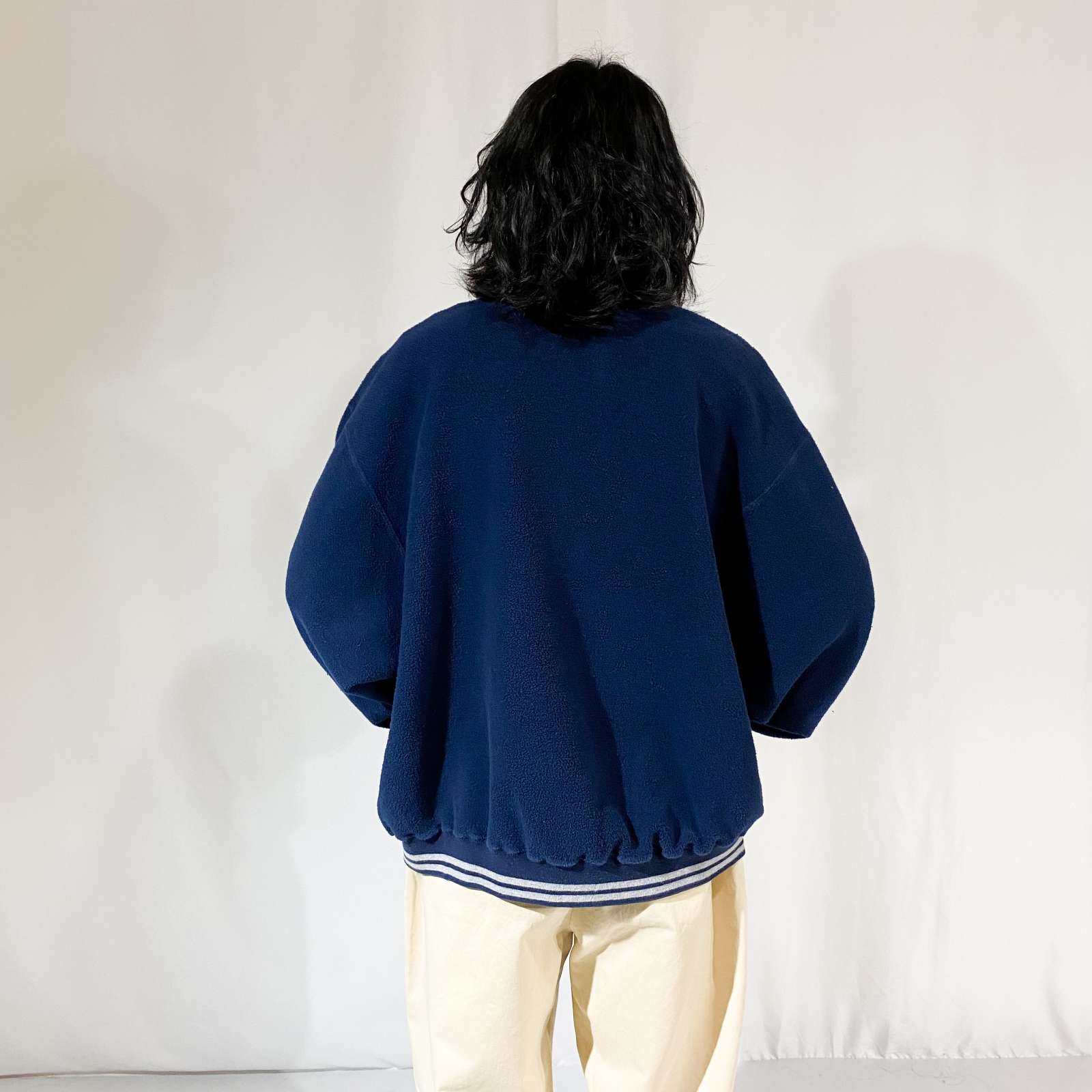 champion 表起毛 リブ切替 スウェット シャツ