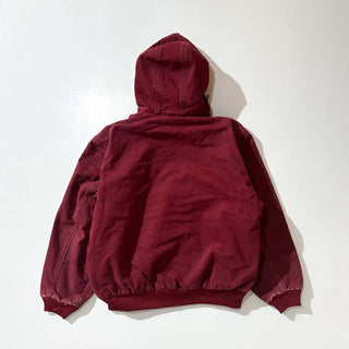 00's Carhartt ワインレッド 裏キルティング アクティブ ジャケット