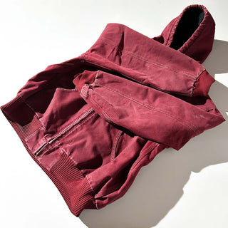 00's Carhartt ワインレッド 裏キルティング アクティブ ジャケット