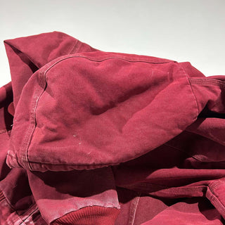 00's Carhartt ワインレッド 裏キルティング アクティブ ジャケット