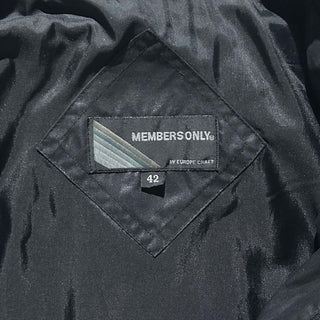 80's～90's MEMBERS ONLY by EUROPE CRAFT ブラック ブルゾン ジャケット