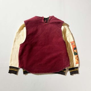 90's〜 Carhartt ボロ 裏ボア ダックベスト(バーガンディ)