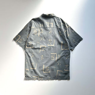 00's No Boundaries 総柄 オープンカラー S/Sシャツ