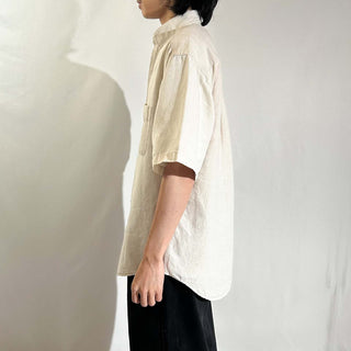 90's I.N.C リネン×コットン ボタンダウン S/Sシャツ