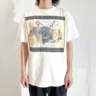 90's～ "made in USA" Marathon apparel "DUCKS UNLIMITED" アニマル プリント Tシャツ