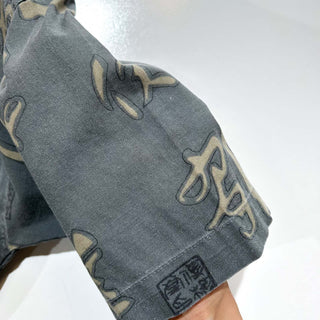 00's No Boundaries 総柄 オープンカラー S/Sシャツ