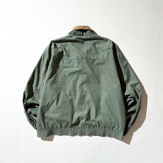 90's～00's NEW RIVER レザー切替 ブルゾン ジャケット