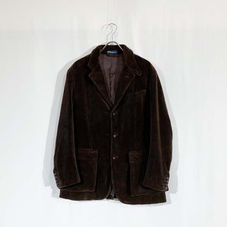 90's～ RALPH LAUREN ブラウン コーディロイ テーラード ジャケット