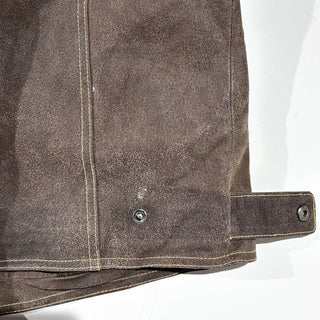 90's～00's BRITCHES 裏フランネル風 レザー ジャケット