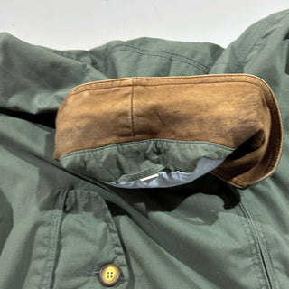 90's～00's NEW RIVER レザー切替 ブルゾン ジャケット