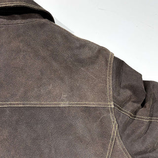 90's～00's BRITCHES 裏フランネル風 レザー ジャケット