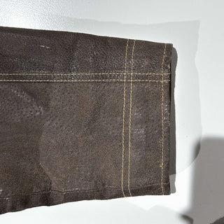 90's～00's BRITCHES 裏フランネル風 レザー ジャケット