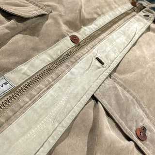 90's～ rainforest ドローコード デタッチャブル ピーチスキン アウトドア ダウンジャケット