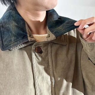 90's～ rainforest ドローコード デタッチャブル ピーチスキン アウトドア ダウンジャケット