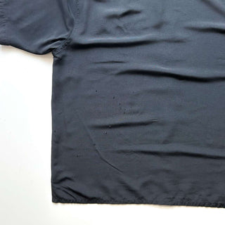 90's～00's ブラック レーヨン S/Sシャツ