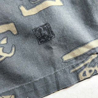 00's No Boundaries 総柄 オープンカラー S/Sシャツ