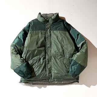 90's Cabela's "goose down" ナイロン×ダウン リバーシブル シェル ジャケット