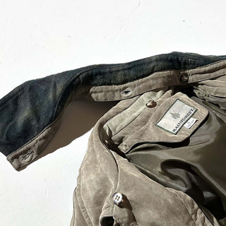 90's～ rainforest ドローコード デタッチャブル ピーチスキン アウトドア ダウンジャケット