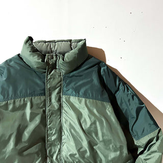 90's Cabela's "goose down" ナイロン×ダウン リバーシブル シェル ジャケット