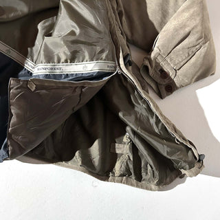 90's～ rainforest ドローコード デタッチャブル ピーチスキン アウトドア ダウンジャケット