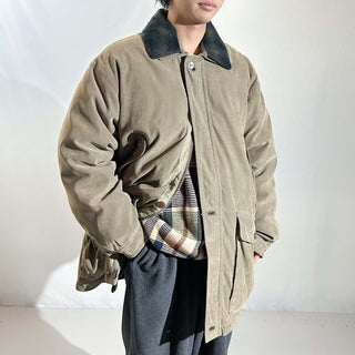 90's～ rainforest ドローコード デタッチャブル ピーチスキン アウトドア ダウンジャケット