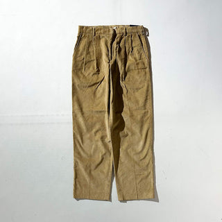 90's～ "deadstock" LANDS' END ２タック コーデュロイ パンツ (BRONZE 30×30)