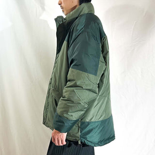 90's Cabela's "goose down" ナイロン×ダウン リバーシブル シェル ジャケット