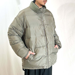 90's Cabela's "goose down" ナイロン×ダウン リバーシブル シェル ジャケット