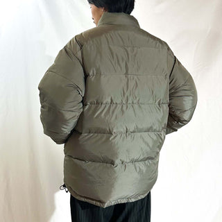 90's Cabela's "goose down" ナイロン×ダウン リバーシブル シェル ジャケット