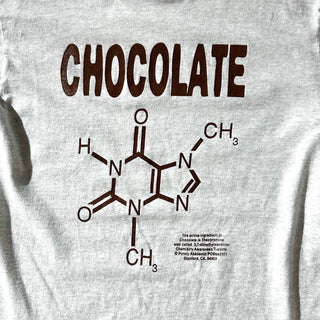 90's "made in USA" FRUIT OF THE LOOM "chocolate" プリント Tシャツ