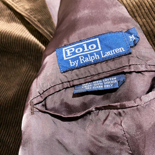90's～ RALPH LAUREN ブラウン コーディロイ テーラード ジャケット