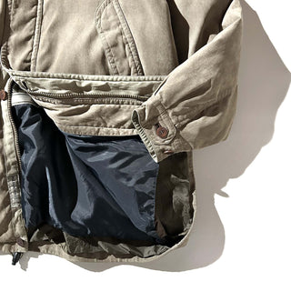 90's～ rainforest ドローコード デタッチャブル ピーチスキン アウトドア ダウンジャケット