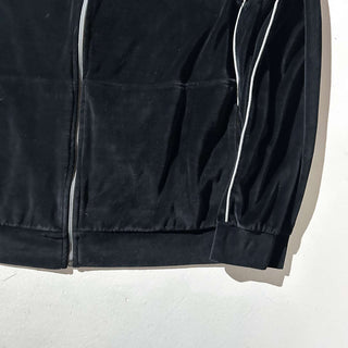 00's DKNY ACTIVE ブラック ベロア トラック ジャケット