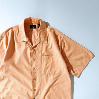 00's EXIT チェック オープンカラー S/Sシャツ