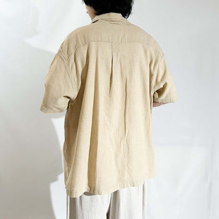 90's St. John's Bay オープンカラー チェック S/Sシャツ