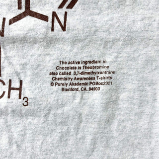 90's "made in USA" FRUIT OF THE LOOM "chocolate" プリント Tシャツ