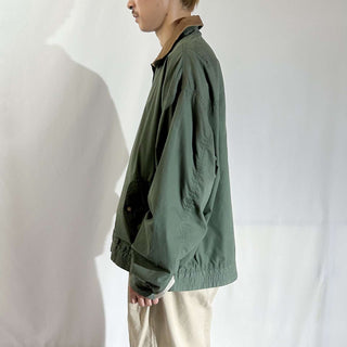 90's～00's NEW RIVER レザー切替 ブルゾン ジャケット