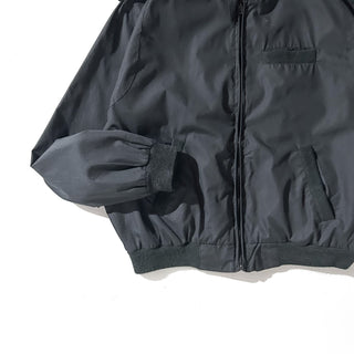 00's HABAND ブラック エポレット チンストラップ ブルゾン ジャケット