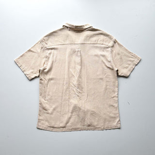 90's St. John's Bay オープンカラー チェック S/Sシャツ