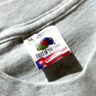 90's "made in USA" FRUIT OF THE LOOM "chocolate" プリント Tシャツ