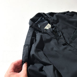 00's HABAND ブラック エポレット チンストラップ ブルゾン ジャケット