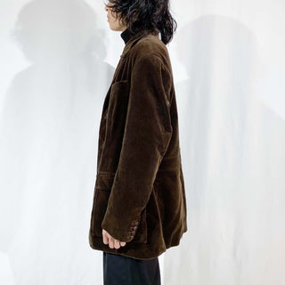 90's～ RALPH LAUREN ブラウン コーディロイ テーラード ジャケット